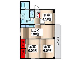 マンションＹ＆Ｍの物件間取画像